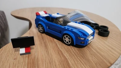 LEGO SPEED CHAMPIONS SET 75871  FORD MUSTANG GT  , W/MANUAL NO BOX - image 1 of 3