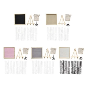 Felt Letter Board Changeable Message Board for Restaurant Birthday Wedding - Picture 1 of 33