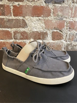 Sanuk Kids Size 3 Gray Loafer Boat Shoe - Image 1 of 4