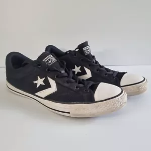 Converse Size Men's 11 Women's 13 Star Player 76 OX Unisex Casual Black - Picture 1 of 9