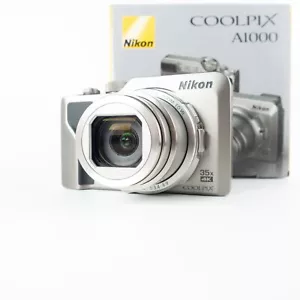 *Defective* Nikon COOLPIX A1000 16MP 4K UHD Digital Camera - Silver_ - Picture 1 of 14