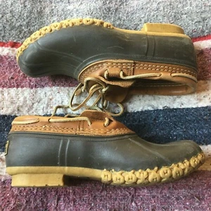 L.L. BOTAS BEAN BEAN FRIJOL/BOTAS DE PATO DE GOMA PARA MUJER SIN USAR BOTAS TALLA 6 - Imagen 1 de 12