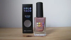 Holo Taco Blushed Ice nude pink crushed holographic nail polish - New In Box - Picture 1 of 5