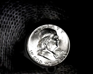 Medio dólar Franklin rollo (20) 1960-p blanco explosivo sin circular  - Imagen 1 de 1