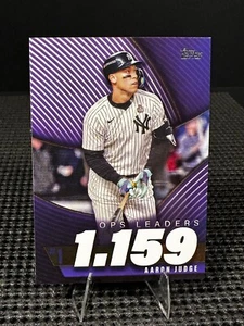2025 Topps Series 2 Aaron Judge OPS Leaders #OPS-1 New York Yankees - Picture 1 of 2