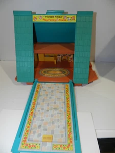 Fisher-Price Vintage 1974 Piccole Persone Gioca Famiglia Solo Casa Telaio A - Foto 1 di 5