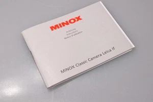 INSTRUCTION MANUAL FOR MINOX CLASSIC CAMERA LEICA IF MINT - Picture 1 of 2