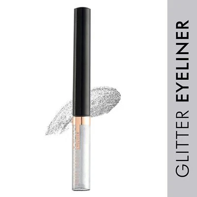 Eyeliner Metallico Swiss Beauty Per Trucco Occhi, Argento 3.2ml - Immagine 1 di 4