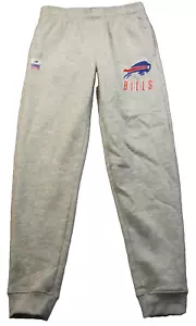Buffalo Bills Logo NFL Football Team Apparel Boys Gray Sweat Pants NWT M 14-16 - Picture 1 of 3