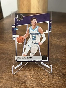 2020-2021 Clearly Donruss Lamelo Ball Rated Rookie Card #87 Charlotte Hornets - Picture 1 of 2