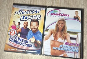 MALIBU PILATES MARI'S WINSOR DYNAMIC SEQUENCING & THE BIGGEST LOSER (2 NEW DVDs) - Bild 1 von 2