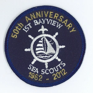 SCOUTS OF AUSTRALIA - PARCHE BAYVIEW SEA SCOUTS 50 ANIVERSARIO 1962-2012 - Imagen 1 de 2