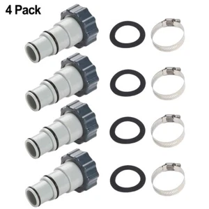 Threaded to Clamp Style Hose Adapter for Intex Pool with 1.5 and 1.25-Inch Hoses - Picture 1 of 48