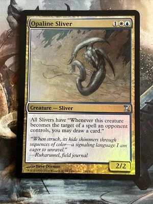 1x Foil Opaline Sliver Time Spiral MP MTG Magic the Gathering x1 MKE - Image 1 of 2