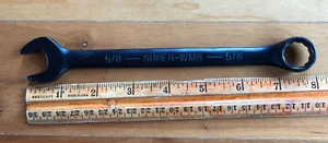 WILLIAMS USA SATIN BLACK 1220 5/8" COMBO COMBINATION BOX OPEN 12 PT WRENCH  - Bild 1 von 2