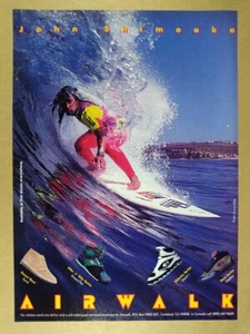 1991 Airwalk Shoes John Shimooka photo vintage print Ad - Picture 1 of 1
