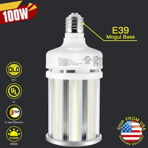 100W LED Retrofit Corn Bulb Light 6000K E39 Large Base High Bay Wall Pack Bulb - Picture 1 of 12