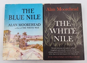 The White Nile (BMC)&The Blue Nile (BMC First Edition) Alan Moorehead HCDJ 2 Lot - Picture 1 of 22