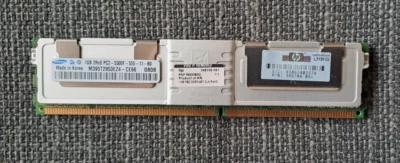 Samsung RAM 1 GB 2Rx8 PC2-5300F-555-11-BO Rimarchiate per server HP - Immagine 1 di 4