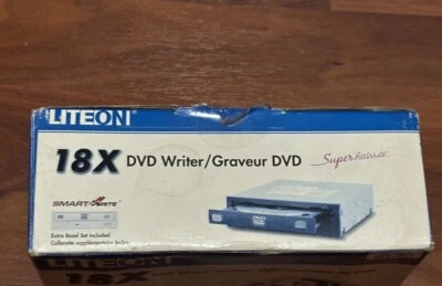 Lite-on Super Allwrite LH-18A1P-186 / 18x DVD±R Burn  Dvd Writer Open Box - Image 1 of 4