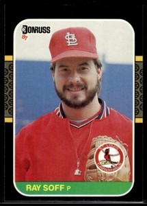 1987 Donruss #631 Ray Soff St. Louis Cardinals Rookie