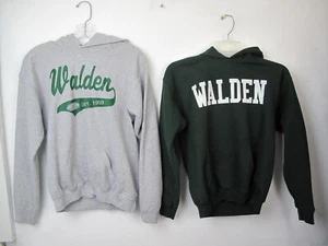 Lot Of 2 Unisex Gildan Long-Sleeve Sweatshirts hooded Sz L & XL - Picture 1 of 7