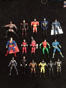 Mixed kenner batman action figure lot vintage retro dc toys Superman  - Picture 1 of 1