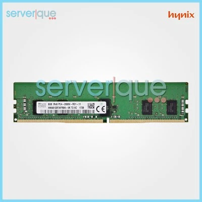 Hynix HMA81GR7AFR8N-VK 8GB DDR4-2666MHz Ecc Reg CL19 288-Pin DIMM 1.2V Memory - Image 1 of 3