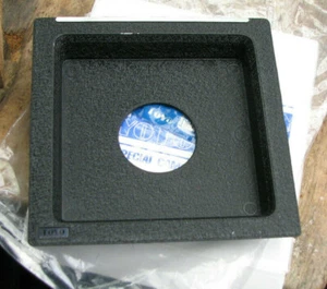 genuine Toyo field 5x4 45A 15mm recessed copal 0 lens board 110mm square boxed - Picture 1 of 3