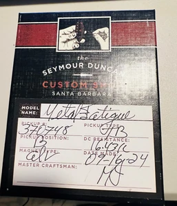 Seymour Duncan Custom Metal Fatigue Allan Holdsworth Pickup - Picture 1 of 6