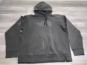 The North Face Hoodie Herren Gr. L Faded Black Distressed Sweatshirt Dirtbag Grunge - Bild 1 von 9