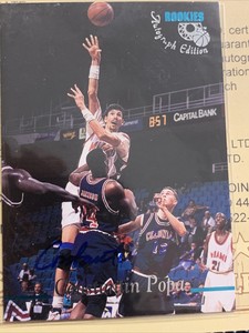 Constantine Popa Miami Hurricanes Basketball Autograph Classic Rookie card 1995