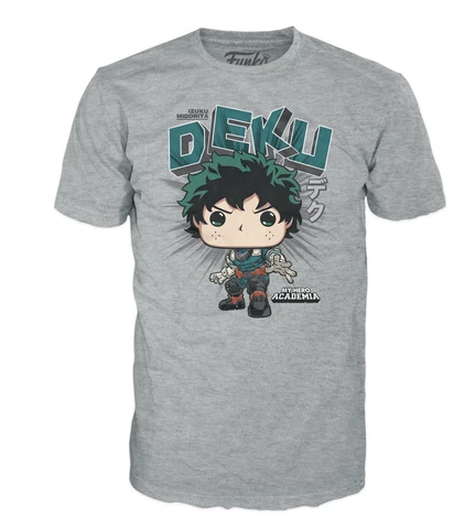 Funko Pop! Tees: My Hero Academia - Izuku Midoriya (Deku) Boxed Unisex T-Shirt Cover