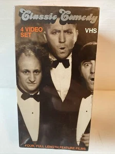3 STOOGES Laurel Hardy Abbot Costello Bob Hope VHS Box Set NEW SEALED - Picture 1 of 5