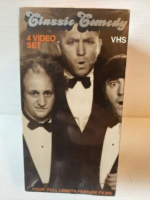 3 STOOGES Laurel Hardy Abbot Costello Bob Hope VHS Box Set NEW SEALED - Image 1 of 4