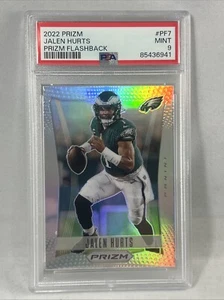 2022 Panini Prizm Jalen Hurts Flashback #PF7 PSA Mint 9 - Picture 1 of 4