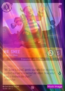 Mr. Smee - Loyal First Mate. 15/204.⚜️COLD FOIL⚜️ Lorcana The First Chapter - Picture 1 of 1