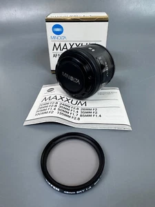 Minolta Maxxum AF 50mm 1:1.7 Camera Lens With UV Filter Lens & Manual - Picture 1 of 19