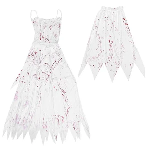 Costume Sposa Sanguinata Donna Vestito Vestiti Uomo Miss per - Foto 1 di 12