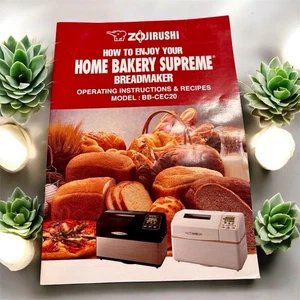 Zojirushi BB-CEC20 Bread Machine Manual Owners Instruction User Guide -Original - Picture 1 of 7