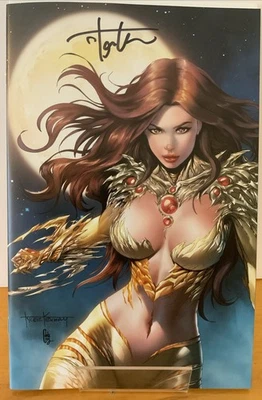 Witchblade #1 2024 Image Comics Tyler Kirkham Virgin Variant SIGNED w/ COA - NM - Image 1 of 4