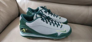 Crampons de baseball Nike Air Swingman Griffey métal taille 13 canards de l'Oregon - Photo 1/5