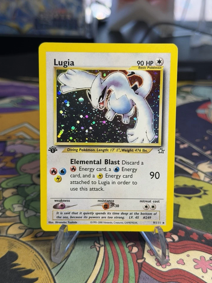 WOTC Pokemon 2000 1st Edition Lugia Neo Genesis 9/111   HoloRARE!! - Image 1 of 4