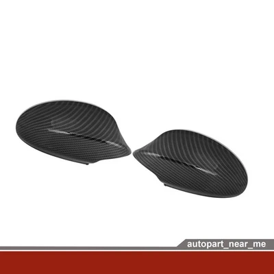 Exterior Rear View Mirror Housing Door Wing Mirror Covering Cap  - 2 pcs Foto 1 de 4