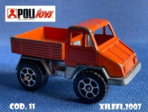 camion fuoristrada 1/66 politoys J26 arancione made in italy COME DA FOTO - Foto 1 di 11