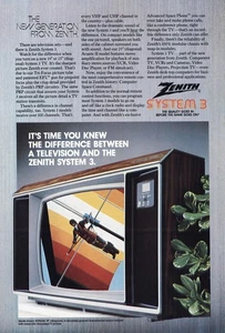 1982 Zenith System 3: New Generation Vintage Print Ad - Picture 1 of 1