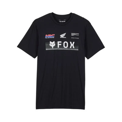 Fox Racing T-shirt SS Premium pour hommes ~ Honda X Premium noir - Photo 1/2