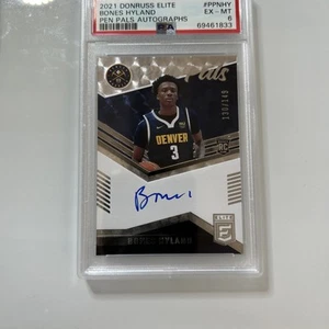 #/149 Auto On Card 🔥 Bones Hyland Pen Pals Rookie Rc Auto Autograph Rookie - Bild 1 von 3