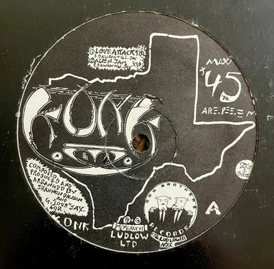 NEW WAVE / FUNK 12" "LOVE ATTACK" KONK ( DOG BROTHERS RECORDS 1986 ) - Image 1 of 2