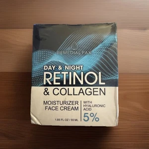 Remedial Pax crema viso idratante al collagene retinolo giorno e notte 1,7 oz ex 6/2027 - Foto 1 di 3